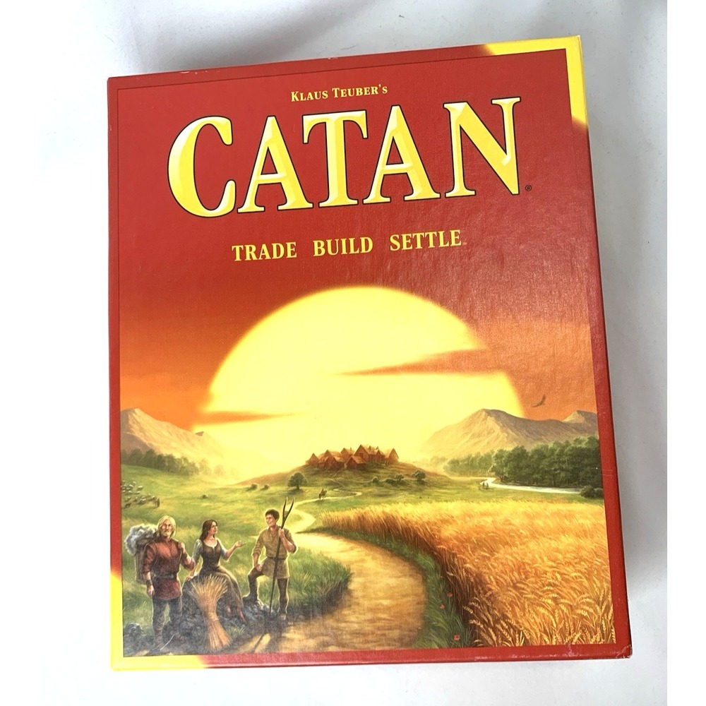 CATAN Original Game 5th Edition *MISSING 1 Blue Road* CN3071 CLEAN
